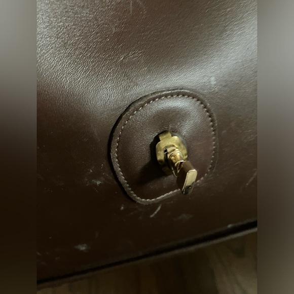 Vintage Coach Beekman 5266 Brown LeatherBriefcase bag w/ Removable Strap - Picture 7 of 10